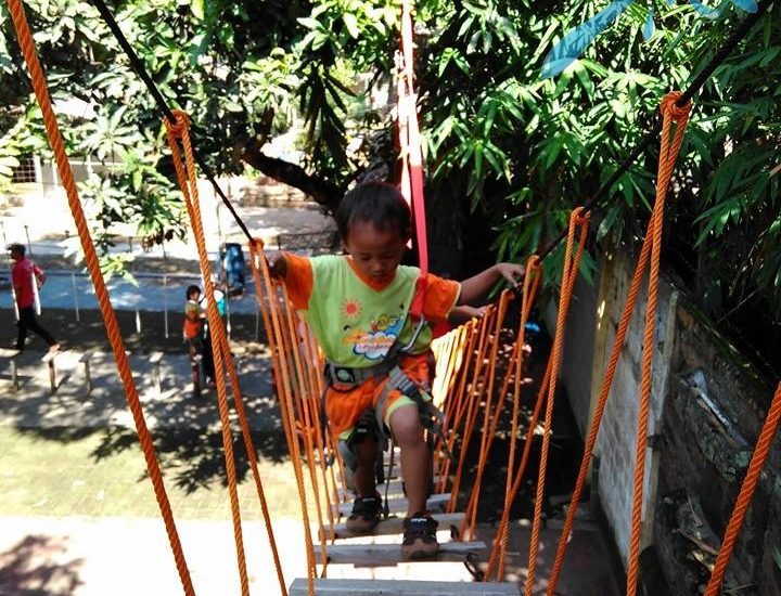 jembatan tali jembatan tali